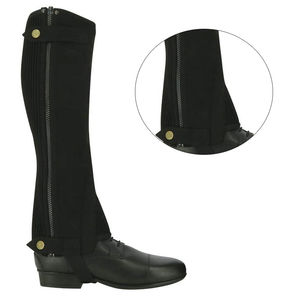 Venta Directa de Fábrica, Medias Polainas de Cuero Vacuno para Montar a Caballo, Mejores Colores Personalizados, Medias Polainas de Cuero Vacuno Cómodas al por Mayor - Product Image 4