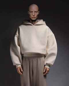 Sudadera con Capucha Premium Extra Grande de Invierno, 430 Gramos, Algodón Grueso Transpirable, Bolsillo Canguro, Unisex, Personalizable para Hombre, Digital - Product Image 5