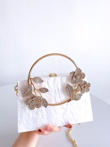 Best Price Bohemian Style Portable Resin Fashion Cross Body Party Bag Wedding Bridal Engagement Evening Clutch Bag - Product Image 3
