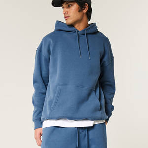 Venta al por mayor de peso pesado sin cordón pulóver Sudadera con capucha Logotipo de impresión digital personalizado francés Terry algodón de gran tamaño hombres sudaderas con capucha para hombres - Product Image 1