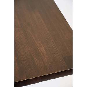 Tavolo da pranzo in legno massello di noce scuro Set convertibile allungabile Design industriale Base per casa Bar casa ufficio cucina ovale - Product Image 2