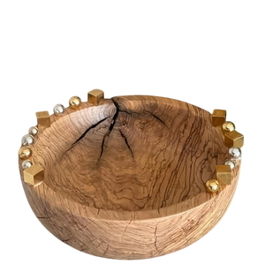 Cuenco Burl de madera Natural tallado moderno hecho a mano, gran calidad, acentos de Granada ecológicos, centro de mesa, decoración para el hogar - Product Image 3