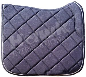 Vente chaude de haute qualité paillettes anglais Dressage tapis de selle de course meilleur prix produit équestre pour l'équitation - Product Image 2