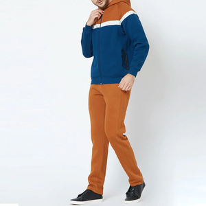 2025 nouveau écologique pleine fermeture éclair hommes Football survêtement maternité solide Jogging formation uniforme hommes Sport costumes blanc - Product Image 2