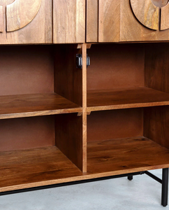 ตู้ไม้มะม่วงแข็งแบบเก่าหรูหราขยายได้ตู้ลิ้นชักได้สำหรับโรงพยาบาลบ้านเฟอร์นิเจอร์ภายในบ้าน - Product Image 6