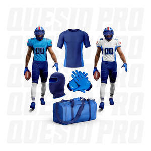 Ensembles d'uniformes de football américain personnalisés – Sublimation complète, numéros en twill, noms d'équipes – Tenues d'entraînement et de match pour jeunes universitaires - Product Image 6
