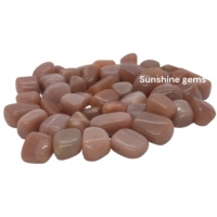 Pierre de soleil polie en vrac et pierre de lune pierres dégringolées pierres précieuses de Quartz naturel pour la guérison sculpté Feng Shui décor à la maison