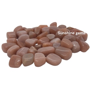 หินมูนสโตนขัดเงาและมูนสโตนอัญมณีควอตซ์ธรรมชาติสำหรับการรักษาฮวงจุ้ยแกะสลักตกแต่งบ้าน - Product Image 4