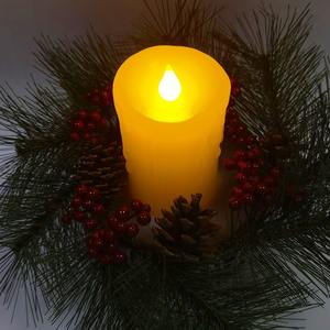 TOOWIN Christmas Tearing <b>Candles</b>, Flat-Mouthed Paraffin Led Simulated Electronic <b>Candles</b>, Christmas Decorative <b>Candles</b> - Product Image 3