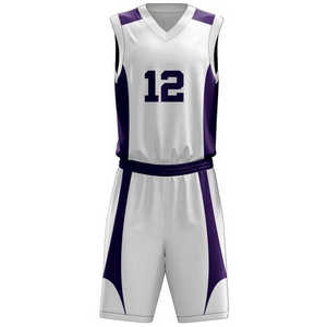 Uniformes de basket-ball de conception personnalisée OEM confortables sublimés pour adultes taille plus fabriqués au Pakistan - Product Image 2
