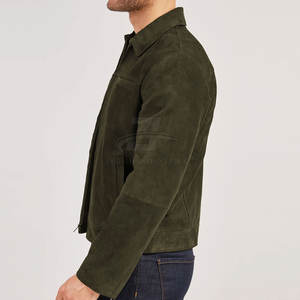 2026 New Arrival Wholesale Made Men <b>Suede</b> <b>Jacket</b> Adults Casual Wear Customized Men Winter <b>Jacket</b> - Product Image 3