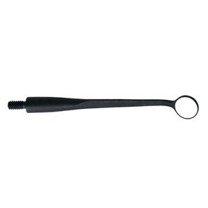 Miroir buccal microscopique rond en gros, ultra-fin HD 0,7 mm, finition noire mate, pour inspection orale, recharge endodontique, remplacement revêtu - Product Image 3