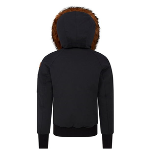 Chaqueta Bomber Premium Negra para Mujer OEM 2025, Tela de Pana, Transpirable, Chaqueta de Invierno con Calefacción, 100% Poliéster, Alta Calidad - Product Image 4