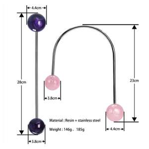 Fabrik Großhandel Original G-Punkt Vergnügen Zauberstab Edelstahl Erotik Sexspielzeug für weibliche Erwachsene <span class=keywords><strong>Massage</strong></span> Sticks Bälle Rollen - Product Image 2
