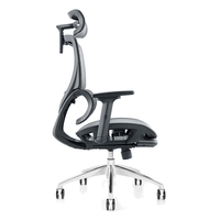 Chaise de bureau ergonomique à dossier haut avec repose-pieds, chaise pivotante de direction pour la maison et le bureau