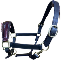 Cabestro de caballo de cuero personalizado con estilo de sillín inglés, accesorios de asistencia, equipo de caballo, cabestros de caballo de cuerda de nailon duradero