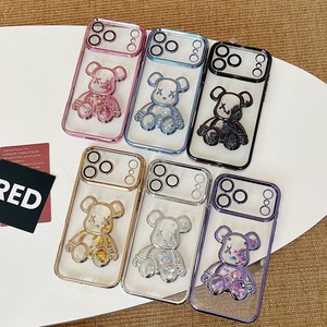 Bìa cho <span class=keywords><strong>Iphone</strong></span> 17 Pro Max 17 không khí trường hợp sang trọng mạ chống sốc bìa cho 16 Pro điện thoại ống kính bảo vệ long lanh Cá<span class=keywords><strong>t</strong></span> chảy Gấu - Product Image 4