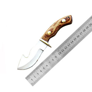 Assortiment de couteaux de survie de chasse en acier damassé forgé Lot de couteaux de chasse à lame fixe faits à la main avec gaine - Product Image 6