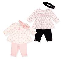 Ensemble de vêtements pour bébé fille nouveau-né, 100% coton, décontracté, tutu, leggings, bandeau à nœud, automne, 3 pièces, fabricant OEM KH
