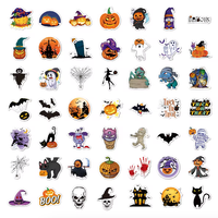 Adesivo impermeabile personalizzabile in vinile a forma di bottiglia di vetro per regalo e modello artigianale di Halloween per etichette di imballaggio