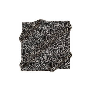 Écharpe en satin imprimée numériquement, motif géométrique, style designer pour le printemps et l'été - Product Image 1