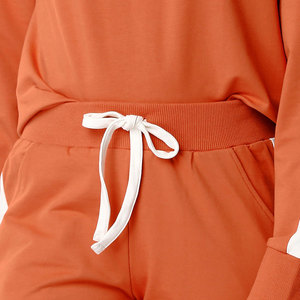 Chándal de mujer logotipo personalizado conjunto de 2 piezas, material de primera calidad, fábrica de OEM/ODM al por mayor. - Product Image 3