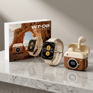 Reloj Inteligente Okpui WT-08 de 44-49 mm con Pantalla IPS, Monitor de Frecuencia Cardíaca, Resistente al Agua IP68, Dispositivo Unisex - Product Image 6