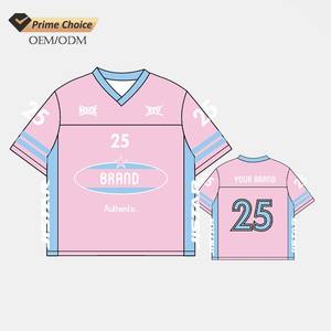 Camisetas de Fútbol Americano Personalizadas 2025, Elegantes, Sublimadas, Cortas, 100% Poliéster, Transpirables, de Secado Rápido, Tallas Grandes, Verano, Personalizadas para Equipos - Product Image 6