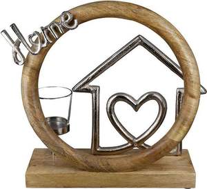 Marco de madera con forma de hogar de alta calidad, diseño único, adorno navideño, estante, decoración de mesa, precio de fábrica, suministros de decoración de pared - Product Image 5