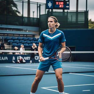 ชุดเสื้อกางเกงขาสั้นชุดเครื่องแบบเทนนิสแบดมินตันพิมพ์โลโก้ตามสั่งชุดฝึกพิมพ์ซับลิเมชัน - Product Image 5