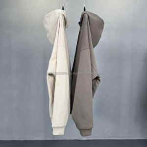 Sweat-shirts à capuche pour hommes en molleton français vintage délavé à l'acide, imprimé personnalisé, lourd, rose délavé au soleil - Product Image 3