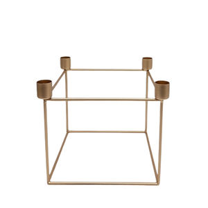 Metal <b>Candle</b> Holder Set of 2 Black Color <b>Candle</b> Stand for Living Room & Wedding Decor Handmade in <b>Bulk</b> - Product Image 2