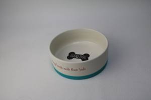 Ciotola per animali domestici in ceramica antiscivolo di alta qualità decalcomania in ceramica con base - Product Image 2