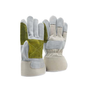 Venta al por mayor de guantes de trabajo de cuero industriales hechos en fábrica nuevo servicio OEM guantes de seguridad anti-impacto transpirable resistente al desgarro - Product Image 1
