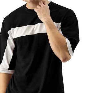 Camiseta Extra Grande para Hombre, 100% Algodón, Transpirable, Ecológica, de Alta Calidad, Estilo Holgado, Estampada, Informal, a la Moda - Product Image 6