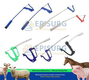 Applicateur de bolus multi-aimants Utilisation à une main Précision artisanale Pistolet à bolus Facile à utiliser pour les vaches Grands animaux Outil d'élevage - Product Image 6