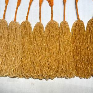 Perles de citrine naturelle de haute qualité, facettées, de 3 mm à 5 mm, jaunes, pour la fabrication de bijoux - Product Image 2