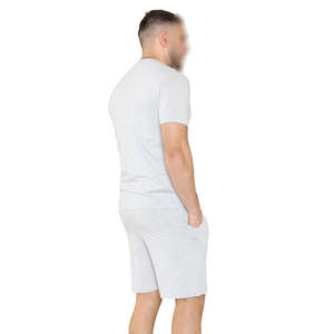 Camiseta de gimnasio de manga corta Slim Fit cuello redondo mejor proveedor nueva llegada camisetas de algodón y pantalones cortos chándales para hombres adultos - Product Image 2