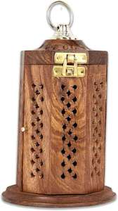 Islamic Ramadan Eid Gift Eco-Friendly Durable Handmade Acacia Wood <b>Incense</b> <b>Burner</b> with Ornate Design - Product Image 4