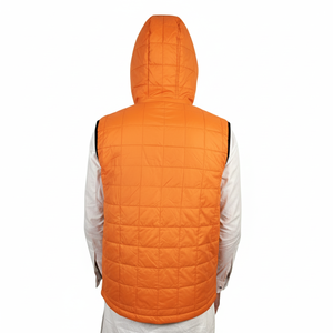 Fashionable Full Sleeve Zipper Breathable Puffer Vest Jacket for <b>Men</b> High Quality Waterproof Windproof Puffer VestJacket for man - Product Image 2