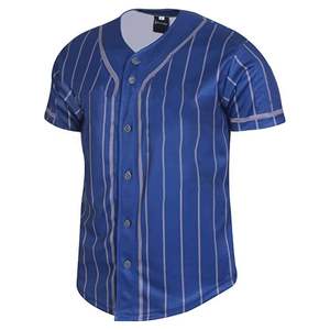 Nouvelles conception de haute qualité vierge personnalisée vierge hommes maille respirant personnalisé Baseball uniforme Sublimation Baseball Jersey - Product Image 3