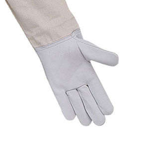 Wholesale Safety Equipment Beekeeping <b>Gloves</b> Goat Skin Leather With 3 Layered <b>Mesh</b> Fabric Sting Proof <b>Gloves</b> For Beekeepers - Product Image 5