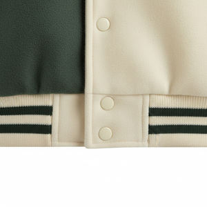 Chaqueta Bomber Varsity de Invierno para Hombre, Ajustada, con Botones Cubiertos, Personalizada, Superventas 2026, de Alta Calidad, Resistente al Viento, Venta al por Mayor - Product Image 5