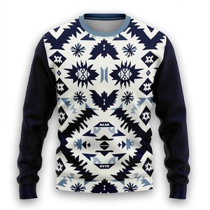 100% Cotton Men's Sweatshirt Stylish <b>3D</b> Sublimation Printed Custom Casual Breathable Shirts Wholesale Embroidered Plain Dyed - Product Image 4