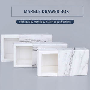 Boîte à tiroirs Boîte d'emballage pour bibelots et sous-vêtements Boîte d'emballage en carton imprimé Boîte cadeau pliable en papier kraft sur mesure - Product Image 2