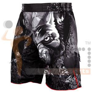 2024 haute qualité Mma Shorts de boxe en gros Polyester vêtements de sport hommes personnalisable Oem Arts martiaux Sublimation combat Shorts - Product Image 3