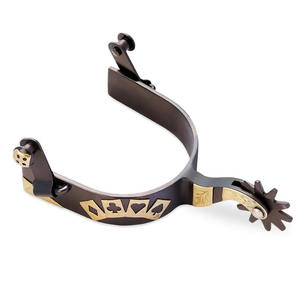 Espuelas de Equitación de Alta Calidad en Color Negro para Botas Vaqueras, Acero Inoxidable, Se Acepta Personalización, Productos Ecuestres - Product Image 2