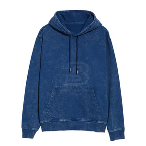 Sudaderas con capucha lavadas con ácido para hombre de alta calidad hechas en Pakistán, cuello con capucha de patrón sólido, cantidad a granel de invierno a la venta - Product Image 1
