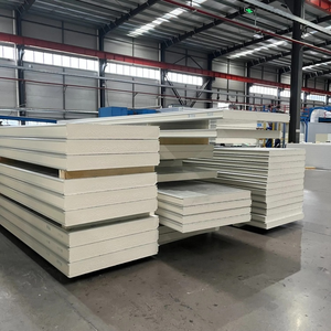 Panel Sándwich de Poliuretano Aislante Acústico de 50/100/120/150/200 mm, Panel Sándwich de Espuma de Poliuretano PU/PIR/<span class=keywords><strong>PUR</strong></span>/EPS para Pared - Product Image 5