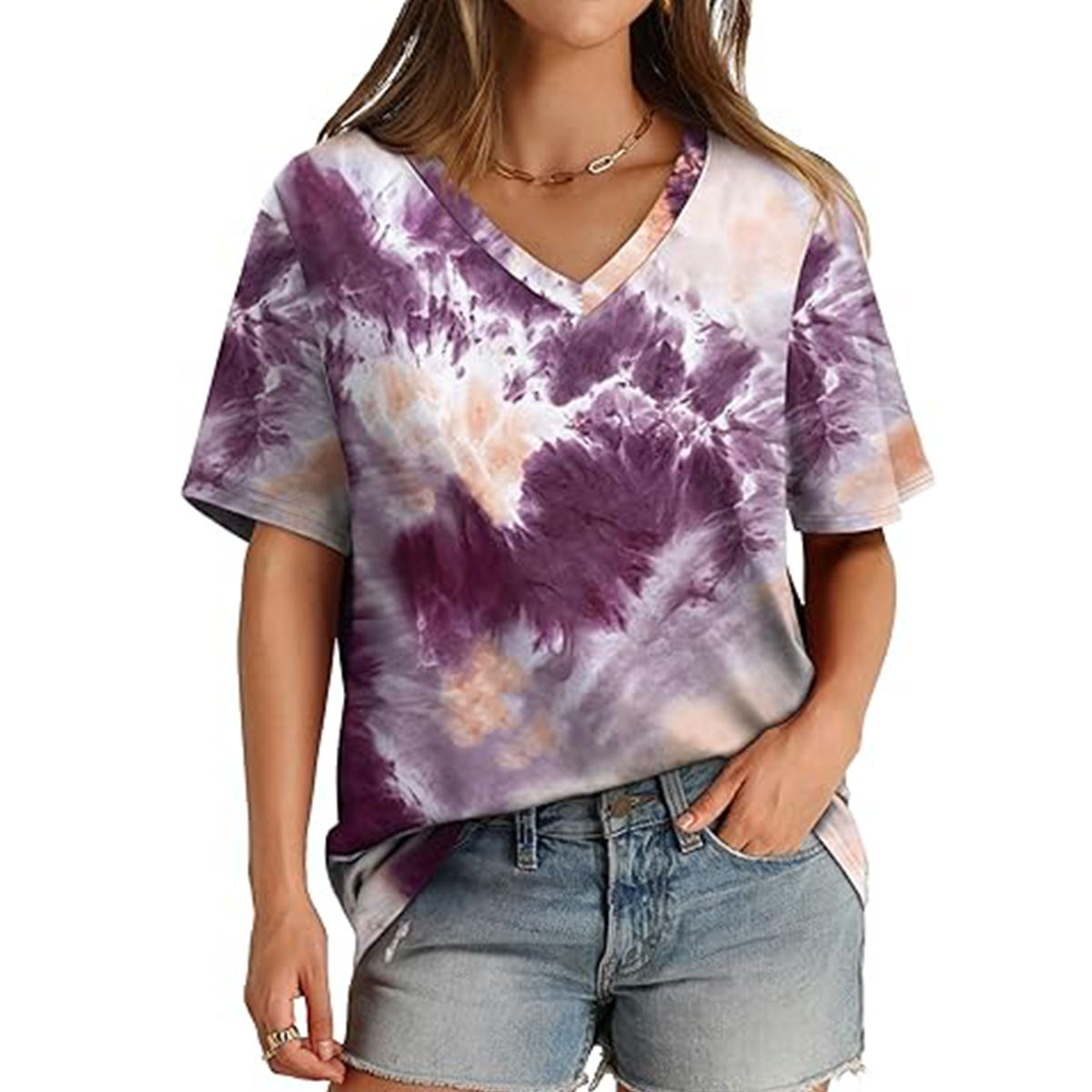 Tie Dye Purple Pink